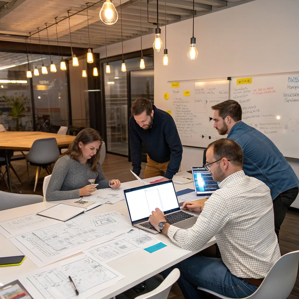 Design team at work